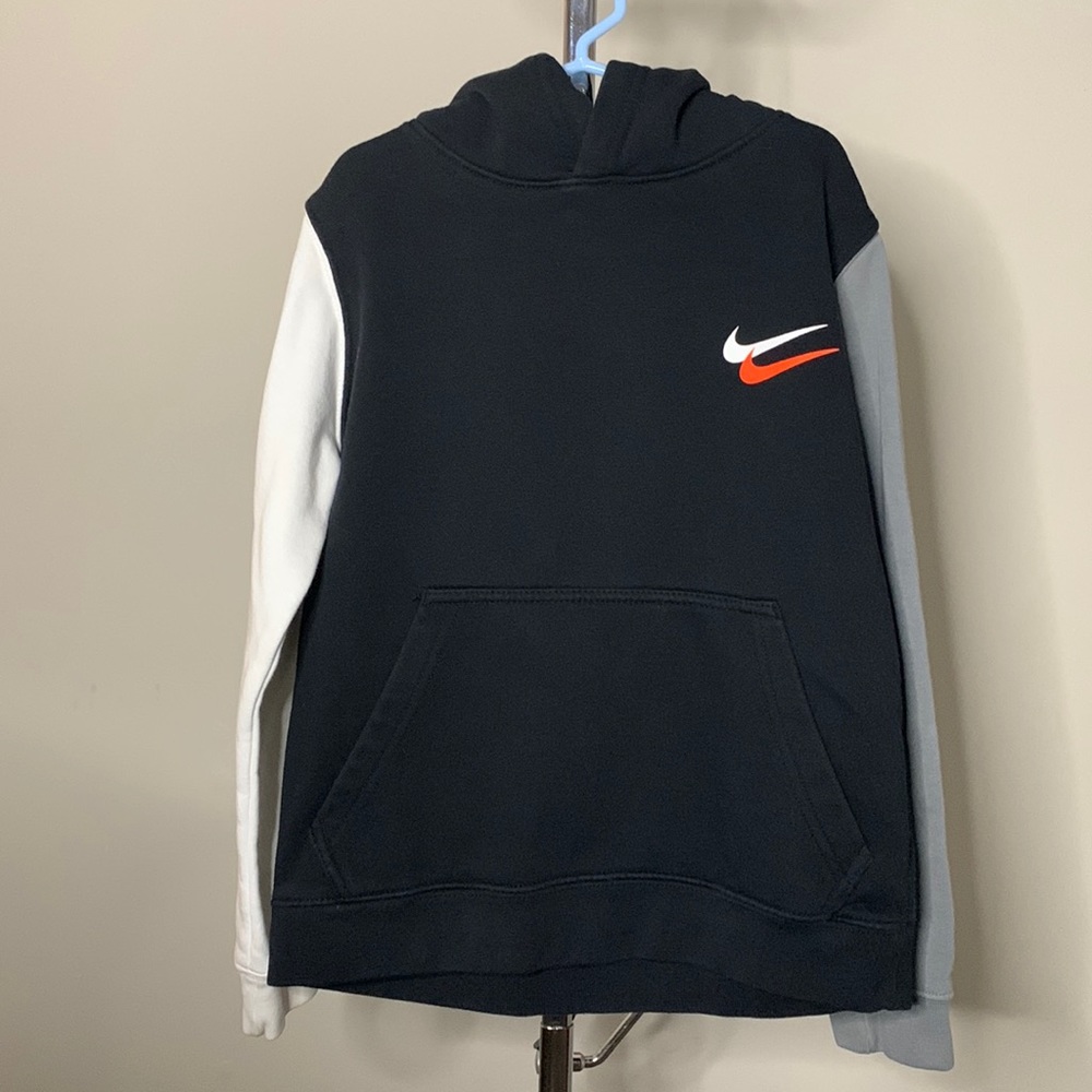 Nike Boys Large Hooded Sweatshirt Hoodie Color-block Size: S/P